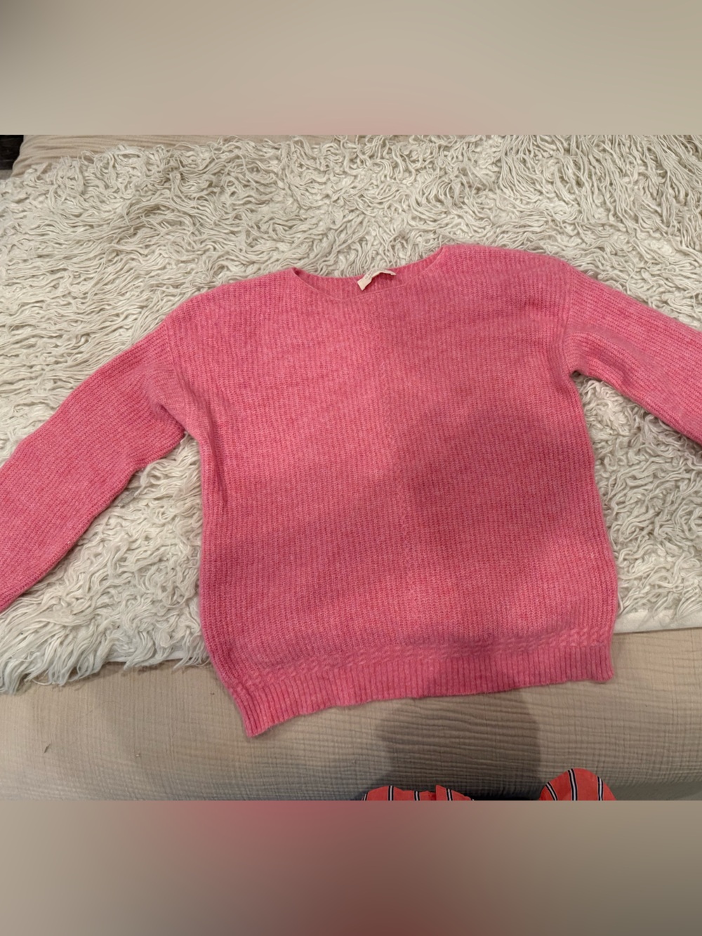 Sezane Pink Sweater